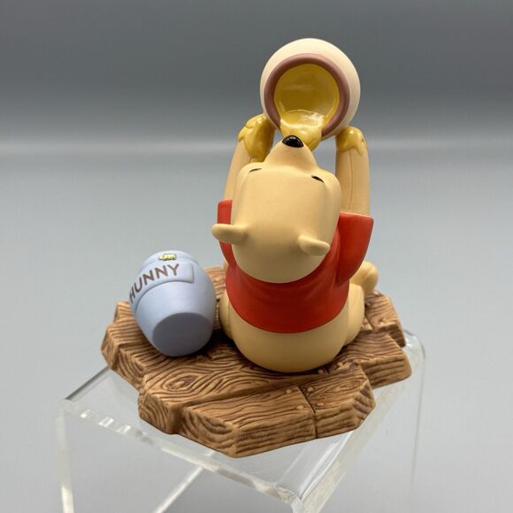Vtg Disney Pooh and Friends Winnie the Pooh Figurine Life Is Sweet Hunny Pot - Picture 9 of 16